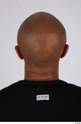Head Man Black Casual Slim Bald Street photo references